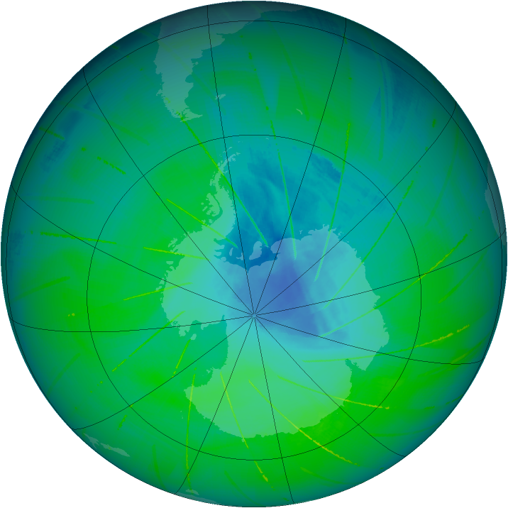 Ozone Map 2009-12-05